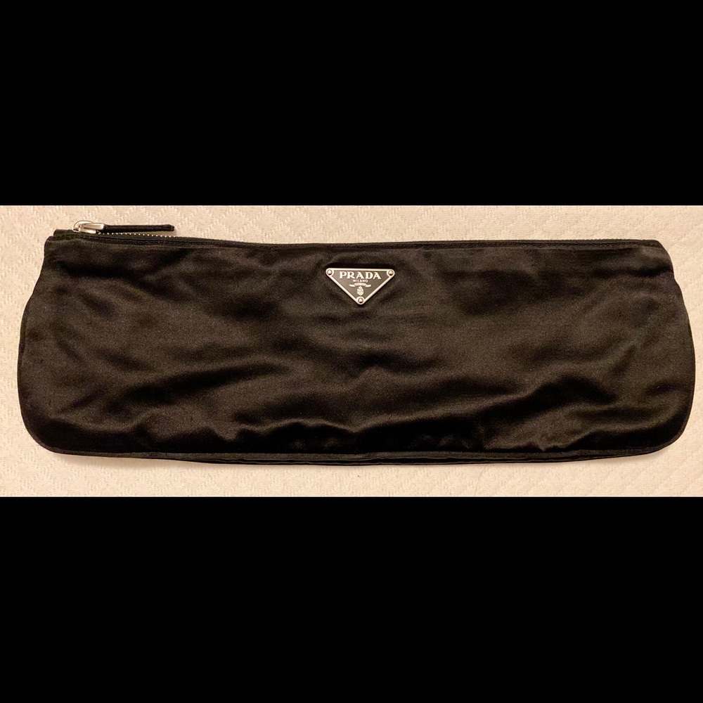 Prada Raso Zip Clutch